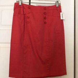 NWT Red Dressbarn Pencil Skirt